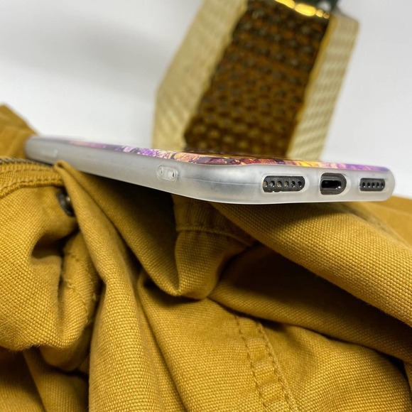 iPhone 6 Case Purple Yellow Marble Print Cover NEW - Picture 6 of 10